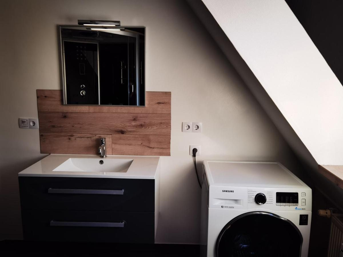 Gemuetliche Dachwohnung Mit Kleiner Oder Grosser Dachterrasse Nebeneinander Wolmirstedt Exterior foto